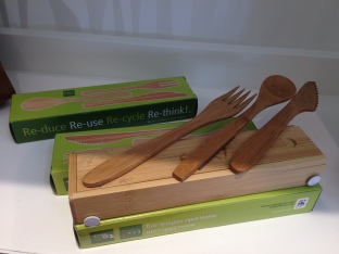 Very cool reusable bamboo silverware we purchased a set of