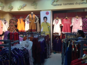 The Indian clothing department store
