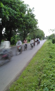 India bike gang we saw on a walk - the largest group I had seen here 