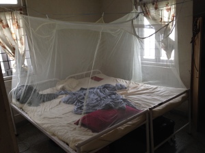 Our beautiful new mosquito net :D